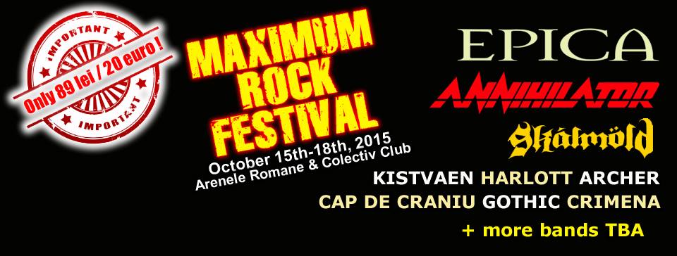 Poster Facebook Maximum Rock Fest Nou