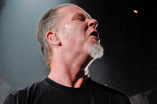 LAS VEGAS - DECEMBER 05: Metallica singer/guitarist James Hetfield performs during a sold-out concert at the Mandalay Bay Events Center December 5, 2009 in Las Vegas, Nevada. The band is touring in support of the album, "Death Magnetic." (Photo by Ethan Miller/Getty Images) *** Local Caption *** James Hetfield