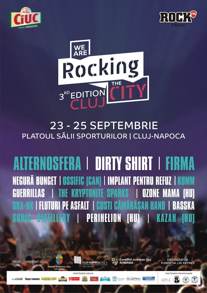 we are rocking the city cluj afis